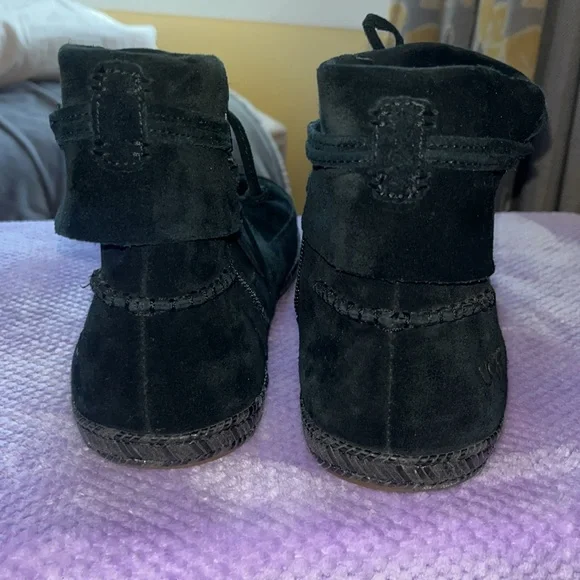 UGG Black Ankle Boots - Picture 3 of 8